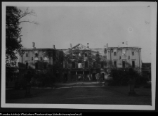 Białystok, odbudowa Pałacu Branickich, elewacja ogrodowa