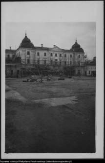 Białystok, odbudowa Pałacu Branickich, elewacja frontowa