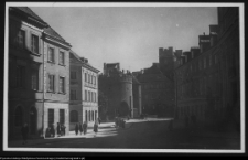 Warszawa, widok na Barbakan