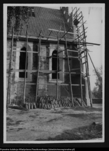 Wizna, odbudowa kościoła