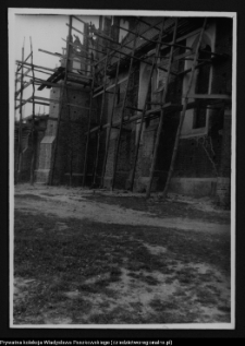 Wizna, odbudowa kościoła