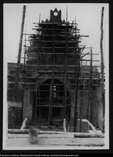 Wizna, odbudowa kościoła