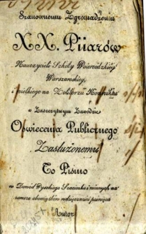Rozprawy nad sprzedażą dóbr z Ordynacyi Myszkowskich