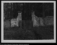 Białystok, Pałac Branickich, parkan otaczający park