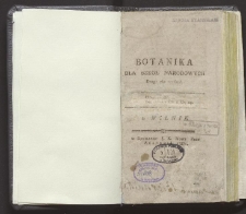 Botanika dla szkoł narodowych