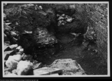 Białystok, ruiny Pałacu Branickich (wykop wnętrza w korpusie głównym)