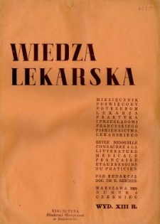 Wiedza Lekarska 1939 R.13 nr 6