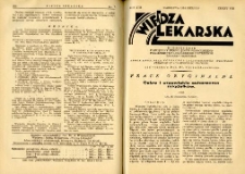 Wiedza Lekarska 1934 R.8 z.8