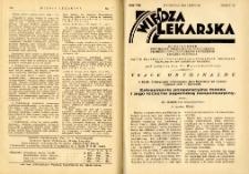 Wiedza Lekarska 1934 R.8 z.11