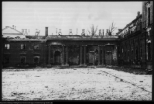 Białystok, odbudowa Pałacu Branickich, oficyna z zabudowaną kolumnadą