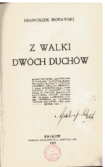 Z walki dwóch duchów