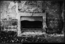 Białystok, odbudowa Pałacu Branickich, wnętrze, kominek