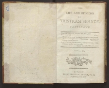 The life and opinions of Tristram Shandy, gentleman. Vol. 4-6