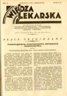 Wiedza Lekarska 1936 R.10 z.10