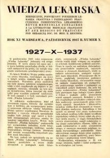 Wiedza Lekarska 1937 R.11 nr 10