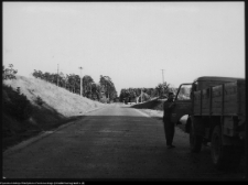 Cisów, szosa do dworu