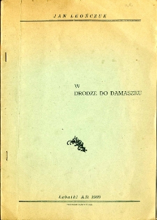 W drodze do Damaszku