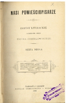 Nasi powieściopisarze. Ser. 2