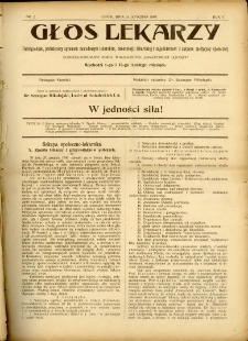 Głos Lekarzy 1907 R.5 nr 2