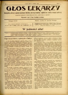 Głos Lekarzy 1907 R.5 nr 5