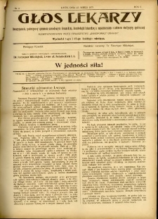 Głos Lekarzy 1907 R.5 nr 6