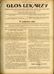 Głos Lekarzy 1907 R.5 nr 9