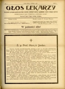 Głos Lekarzy 1907 R.5 nr 11