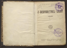 Z siedmioletniej wojny : powieść. T. 1