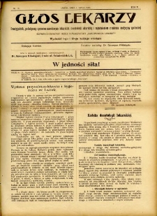 Głos Lekarzy 1907 R.5 nr 13
