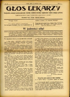 Głos Lekarzy 1907 R.5 nr 16