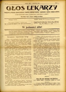 Głos Lekarzy 1907 R.5 nr 17
