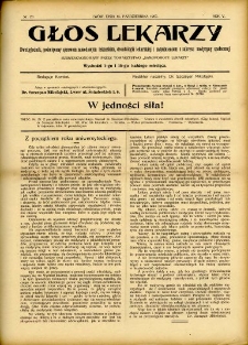 Głos Lekarzy 1907 R.5 nr 20