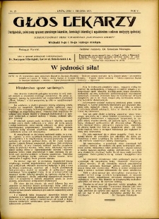 Głos Lekarzy 1907 R.5 nr 23