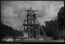 Białystok, budowa Pomnika Wdzięczności Armii Radzieckiej w Parku Planty