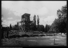 Białystok, budowa Pomnika Wdzięczności Armii Radzieckiej w Parku Planty