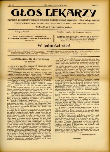 Głos Lekarzy 1908 R.6 nr 12