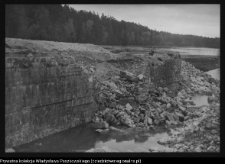 Paniewo, Kanał Augustowski - śluza w trakcie rozbiórki