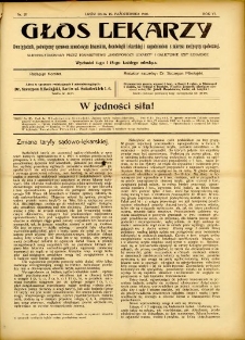 Głos Lekarzy 1908 R.6 nr 20