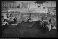 Białystok, roboty budowlane przy Rynku Kościuszki