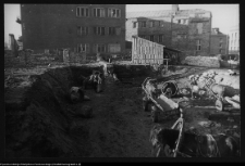 Białystok, roboty budowlane przy Rynku Kościuszki