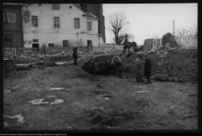 Białystok, roboty budowlane przy Rynku Kościuszki