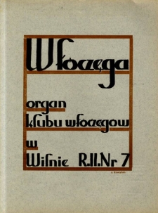 Włóczęga : organ Klubu Włóczęgów w Wilnie 1934, R.2 nr 7 październik