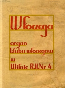 Włóczęga : organ Klubu Włóczęgów w Wilnie 1934, R.2 nr 4 kwiecień