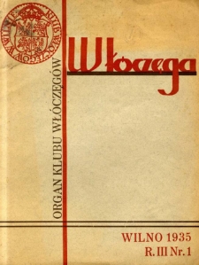 Włóczęga : organ Klubu Włóczęgów w Wilnie 1935, R.3 nr 1 styczeń