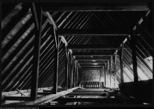 Zaręby Kościelne, zespół kościelno-klasztorny (nowa więźba dachowa w skrzydle zachodnim)