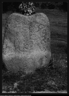 Bierwicha, kamień-pomnik z 1655 r.