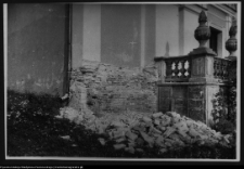 Wigry, fragment murów kościoła