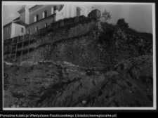 Wigry, wykopy w miejscu dawnego domku furtiana