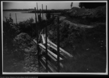 Wigry, prace konserwatorskie przy murach oporowych zespołu kamedulskiego