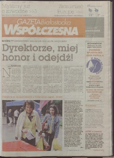 Gazeta Współczesna 2009, nr 105